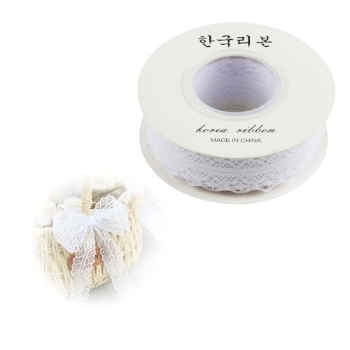 Spitzenband Weiß Vintage – 23 m Rolle Spitze, Selbstklebend & Klassisch, Spitzenborte Weiß für Hochzeit, Deko & DIY, Borten und Bänder zum Nähen, Vielseitiges Spitzenband für Kreative Projekte Spitzenband Weiß Vintage – 23 m Rolle Spitze, Selbstklebend & Klassisch, Spitzenborte Weiß für Hochzeit, Deko & DIY, Borten und Bänder zum Nähen, Vielseitiges Spitzenband für Kreative Projekte von Aisikoo