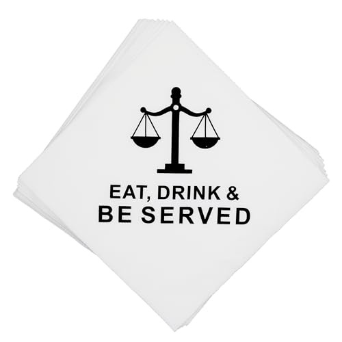 ZJ-EDB Servietten "Eat Drink & Be Serverd" von Aisosiks