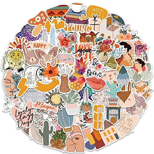 Aithney 100 Stück gemischte Boho-Stil-Aufkleber für Laptop, Vinyl, Kawaii-Aufkleber für Wasserflasche, Motorrad, Fahrrad, Skateboard, Gepäck, Telefon, Dekoration, Scrapbook-Aufkleber für Kinder, Aithney 100 Stück gemischte Boho-Stil-Aufkleber für Laptop, Vinyl, Kawaii-Aufkleber für Wasserflasche, Motorrad, Fahrrad, Skateboard, Gepäck, Telefon, Dekoration, Scrapbook-Aufkleber für Kinder, von Aithney