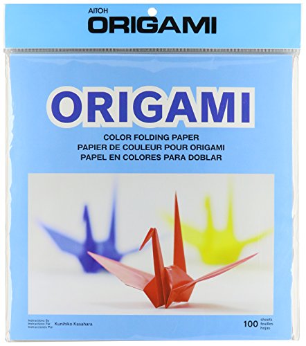 Aitoh Origami Papier 23,5 cm x 23,5 cm 100 Sheets-Assorted Farben von Aitoh