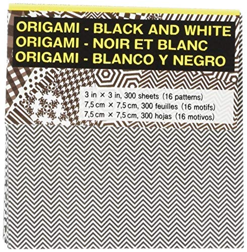 Aitoh Origami Papier 3 Zoll x 3 Zoll 300 Sheets-Black und weiß Aitoh Origami Papier 3 Zoll x 3 Zoll 300 Sheets-Black und weiß von Aitoh