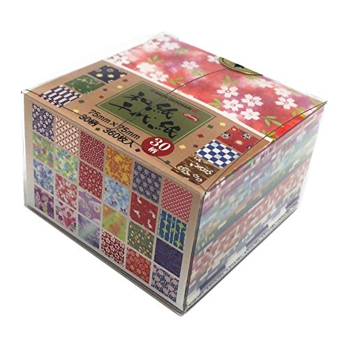 Aitoh Origami-Papier 75 x 75 mm (3 x 3 Zoll) 360 Stück/Packung von Aitoh