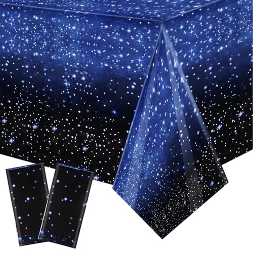 Aitsite Party Tischdecke 2 Stück, 137x274cm Rechteck wasserdichte Tischdecke Blau, Einweg Tischdecke für Geburtstag, Jahrestag, Weihnachten Party Aitsite Party Tischdecke 2 Stück, 137x274cm Rechteck wasserdichte Tischdecke Blau, Einweg Tischdecke für Geburtstag, Jahrestag, Weihnachten Party von Aitsite