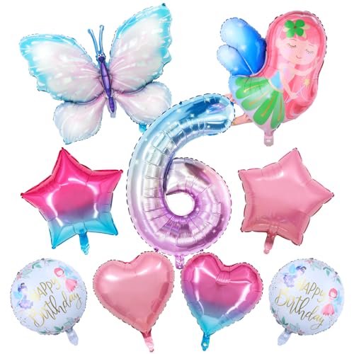 Schmetterlinge Deko Geburtstag, Geburtstagsdeko Luftballon 6 Happy Birthday Ballon Zahlen Luftballon Bunt Kindergeburtstag Schmetterling Feen Stern Herz Veränderter Folienballon Geburtstag 9 Stück Schmetterlinge Deko Geburtstag, Geburtstagsdeko Luftballon 6 Happy Birthday Ballon Zahlen Luftballon Bunt Kindergeburtstag Schmetterling Feen Stern Herz Veränderter Folienballon Geburtstag 9 Stück von Aitsite