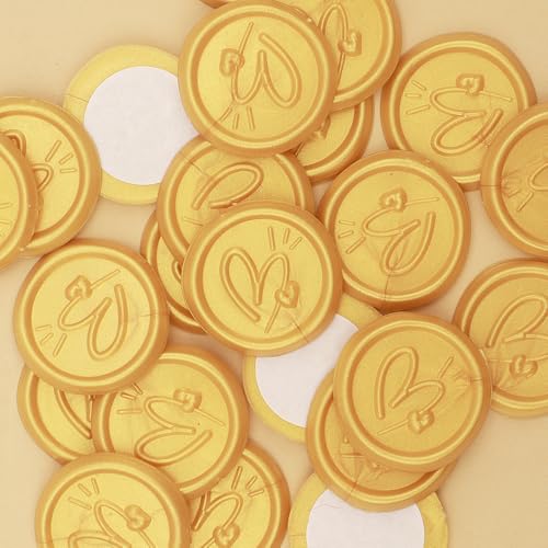 Aiviman Geprägte Wachssiegel-Aufkleber, 3D-Liebe, 50 Stück, goldfarben, selbstklebend, ideal für Geschenkverpackungen, Hochzeitseinladungen, Valentinstag, Weihnachten, Scrapbooking Aiviman Geprägte Wachssiegel-Aufkleber, 3D-Liebe, 50 Stück, goldfarben, selbstklebend, ideal für Geschenkverpackungen, Hochzeitseinladungen, Valentinstag, Weihnachten, Scrapbooking von Aiviman