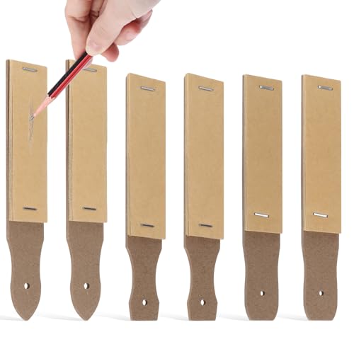 6 x Schleifpapierschärfer, Skizzenschleifpapier mit 3 Stilen, 15,7 x 2,3 cm, Bleistiftspitzer, Zeiger, Kunst, Zeichenwerkzeug für Erwachsene, Teenager, Künstler, Skizzen, Anfänger, Pastellstifte, 6 x Schleifpapierschärfer, Skizzenschleifpapier mit 3 Stilen, 15,7 x 2,3 cm, Bleistiftspitzer, Zeiger, Kunst, Zeichenwerkzeug für Erwachsene, Teenager, Künstler, Skizzen, Anfänger, Pastellstifte, von Aiyorse