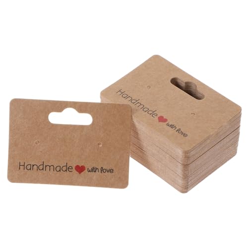 Aiyorse 100 Stück Ohrring Display Karten,Kraftpapier Ohrringe Karten 5x3.5cm Earring Cards Kraftpapier Schmuck Ohrring Display Karten zum Aufhängen von Ohrringen für Diy Ohrstecker und Ohrringe Aiyorse 100 Stück Ohrring Display Karten,Kraftpapier Ohrringe Karten 5x3.5cm Earring Cards Kraftpapier Schmuck Ohrring Display Karten zum Aufhängen von Ohrringen für Diy Ohrstecker und Ohrringe von Aiyorse