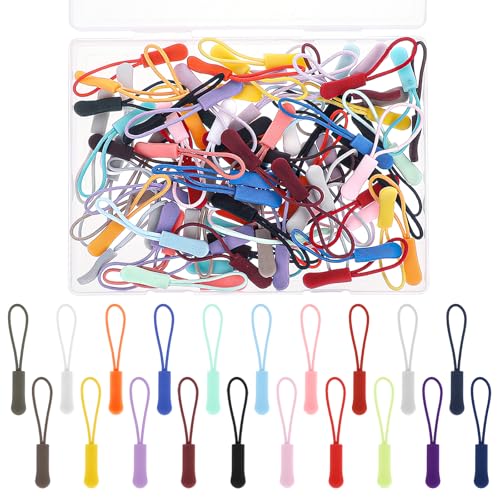 100 Stück Reißverschluss Verlängerung Zipper Pulls Nylon Ersatzzipper Reißverschluss Anhänger Anti-Rutsch Reißverschluß Verlängerung Anhänger für Rucksäcke, Jacken, Gepäck, Handtaschen 100 Stück Reißverschluss Verlängerung Zipper Pulls Nylon Ersatzzipper Reißverschluss Anhänger Anti-Rutsch Reißverschluß Verlängerung Anhänger für Rucksäcke, Jacken, Gepäck, Handtaschen von Aiyorse