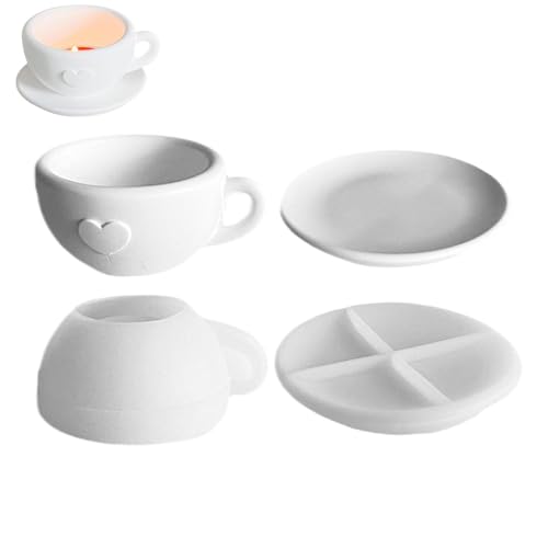 Aizuoni Silikonform Schale Kerzenhalter, Silikonformen Gießformen Schale, Silikonform Tasse, Kaffeetassenformen Silikon, Tassenformen Für Epoxidharz, Silikonformen Tonformen, Teetasse-Harzgussform Aizuoni Silikonform Schale Kerzenhalter, Silikonformen Gießformen Schale, Silikonform Tasse, Kaffeetassenformen Silikon, Tassenformen Für Epoxidharz, Silikonformen Tonformen, Teetasse-Harzgussform von Aizuoni