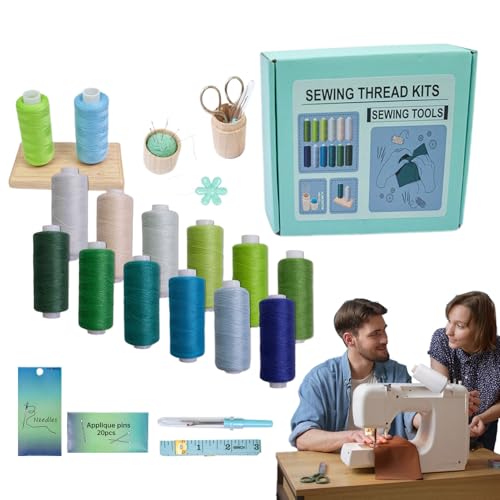 Nähgarn Set | 53 teilige Bunte Nähmaschinengarn Kollektion Baumwolle Polyester,Nähzubehör für Nähen Sticken Quilten Handarbeit Kreative Projekte Haushalt Reise Schule Anfänger Erwachsene & Nähgarn Set | 53 teilige Bunte Nähmaschinengarn Kollektion Baumwolle Polyester,Nähzubehör für Nähen Sticken Quilten Handarbeit Kreative Projekte Haushalt Reise Schule Anfänger Erwachsene & von Aizuoni