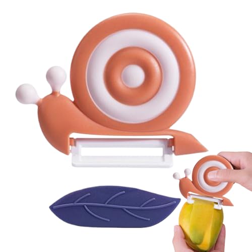 Sparschäler Schnecke, Sparschäler Kinder, Schäler - Schäler Keramik Kinderschäler, Manuell Sparschälerschnecke Kartoffelschäler Schneckenform - Küchengeräte Keramikfruchtschalenwerkzeug Mit Griff von Aizuoni