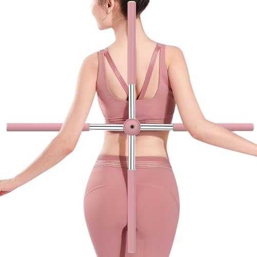 Yoga Stange Haltungskorrektur, 52-80CM Kreuz Yoga Stange Haltungskorrektur, 2025 Anti-Buckel Bodybuilding Pilates Stick, Gymnastikstab Mit Edelstahlkern & Schaumstoff Für Erwachsene & Kinder Yoga Stange Haltungskorrektur, 52-80CM Kreuz Yoga Stange Haltungskorrektur, 2025 Anti-Buckel Bodybuilding Pilates Stick, Gymnastikstab Mit Edelstahlkern & Schaumstoff Für Erwachsene & Kinder von Aizuoni