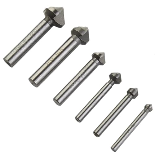 1 Stück 3-Flöten-Senkerbohrer, 90-Grad-Anfaswerkzeuge, Anfasfräser, 6,3–20,5 Mm, Anfasfräser, Bohren Von Löchern In Holz Und Metall(20.5mm) von Ajhui