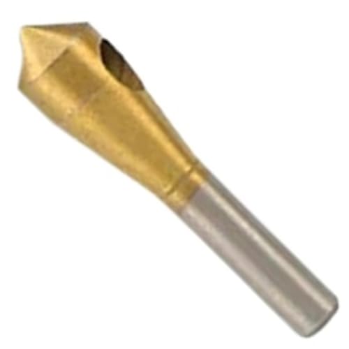 1 Stück Set Titan Senker Entgraten Bohrer Kegel Lochschneider Stahl/Aluminium Senkkopf Anfaswerkzeuge(6mm) von Ajhui