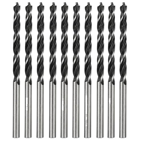 10 Stücke Spiralbohrer Holz Mit Mittelpunkt Holzschneider Lochsäge Zimmereiwerkzeuge 4mm Durchmesser For Holzschnitzerei von Ajhui