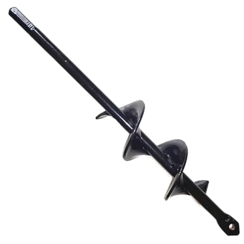 1Pcs 14,57 Zoll Erde Pflanzer Spirale Auger Bohrer Post Loch Digger Power Garten Auger Kit von Ajhui