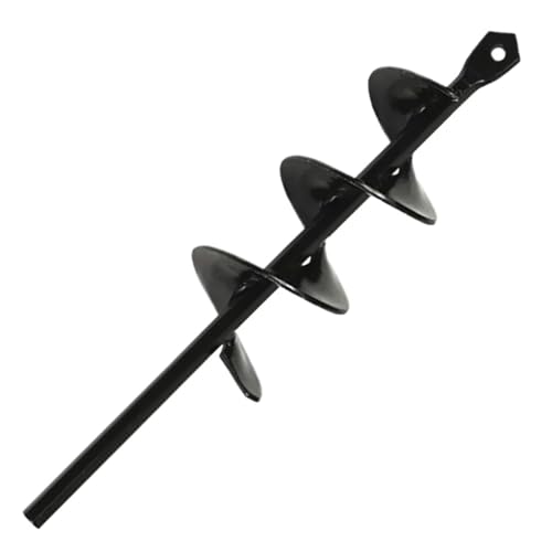 1Pcs Garten Auger Spirale Bohrer Hex Welle Auger Hof Gartenarbeit Bettwäsche Pflanzung Post Loch Digger Werkzeuge(4x22cm) von Ajhui