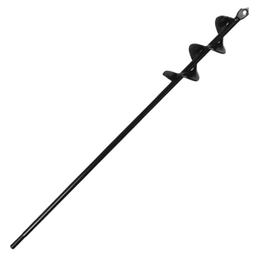 1Pcs Garten Auger Spirale Bohrer Hex Welle Auger Hof Gartenarbeit Bettwäsche Pflanzung Post Loch Digger Werkzeuge(4x45cm) von Ajhui
