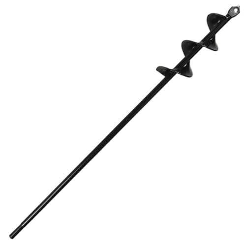 1Pcs Garten Auger Spirale Bohrer Hex Welle Auger Hof Gartenarbeit Bettwäsche Pflanzung Post Loch Digger Werkzeuge(5x45cm) von Ajhui