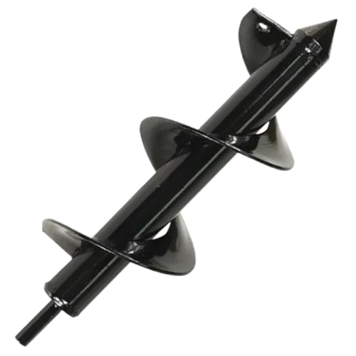 1Pcs Garten Auger Spirale Bohrer Hex Welle Auger Hof Gartenarbeit Bettwäsche Pflanzung Post Loch Digger Werkzeuge(8x25cm) von Ajhui