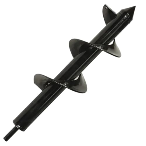 1Pcs Garten Auger Spirale Bohrer Hex Welle Auger Hof Gartenarbeit Bettwäsche Pflanzung Post Loch Digger Werkzeuge(8x30cm) von Ajhui