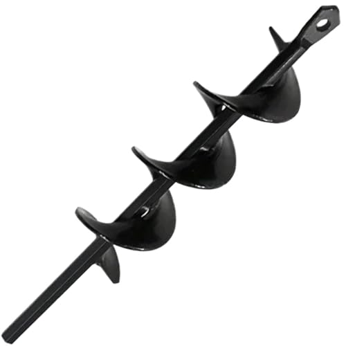 1Pcs Garten Lose Boden Twist Dig Pit Pflanzung Werkzeug Legierung Bohrer Auger Bit(4 * 22cm) von Ajhui