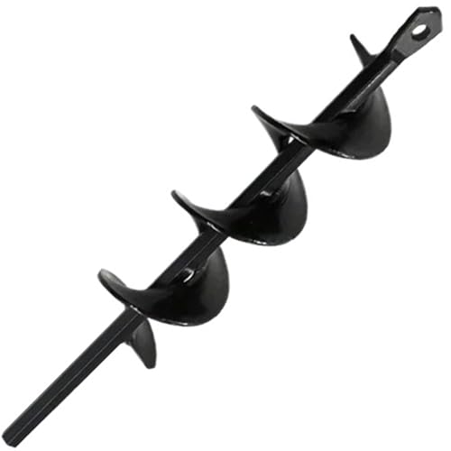 1Pcs Garten Lose Boden Twist Dig Pit Pflanzung Werkzeug Legierung Bohrer Auger Bit(4 * 22cm) von Ajhui