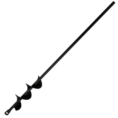 1Pcs Heavy-Duty Garten Auger Spiral Bohrer 1,57x17,72 In For Effiziente Boden Bohren ExcavationHex Schaft Metall von Ajhui