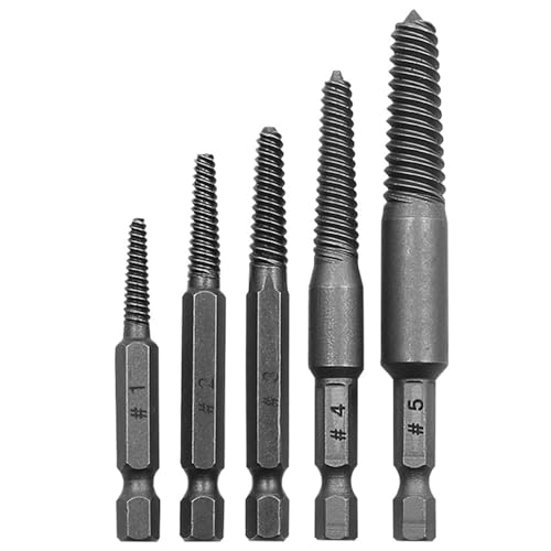 5-teiliges Set For Entfernen Beschädigter, Abgenutzter Schrauben Und For Bohren Von Abgebrochenen Schrauben. von Ajhui