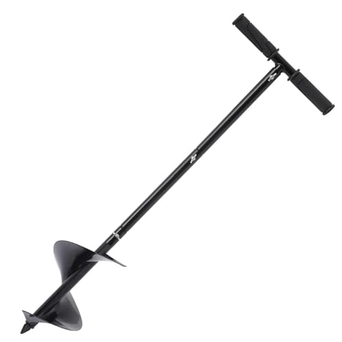 Erdbohrer For Pfostenlöcher, Manueller Bagger, T-förmiger Bohrer Mit Rutschfestem Griff For Graben Von Unkrautwurzeln, Pflanzen, Tiefem Kultivieren(20 * 85cm) von Ajhui