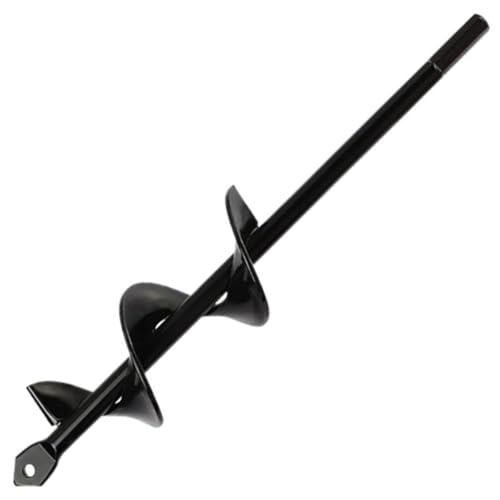 Garten-Schneckenbohrer For Pflanzen Von Blumenzwiebeln Mit Fester Welle, Robuster Garten-Schneckenbohrer, Spiralbohrer For Erdbohrer, Erdlochgräber(4x22cm) von Ajhui