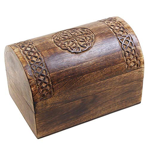 Ajuny Schmuckschatulle aus Holz Handgefertigt Dekorativ Mehrzweck Andenken Schmuckhalter Schatz Antike Vintage Dekorative Reise Organizer Ring Halsketten und Uhrenetui Geschenke Ajuny Schmuckschatulle aus Holz Handgefertigt Dekorativ Mehrzweck Andenken Schmuckhalter Schatz Antike Vintage Dekorative Reise Organizer Ring Halsketten und Uhrenetui Geschenke von Ajuny