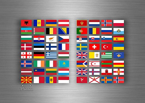 Akachafactory Bogen Aufkleber Sticker Flagge Europa Land Aufbewahrung Briefmarken Akachafactory Bogen Aufkleber Sticker Flagge Europa Land Aufbewahrung Briefmarken von Akachafactory