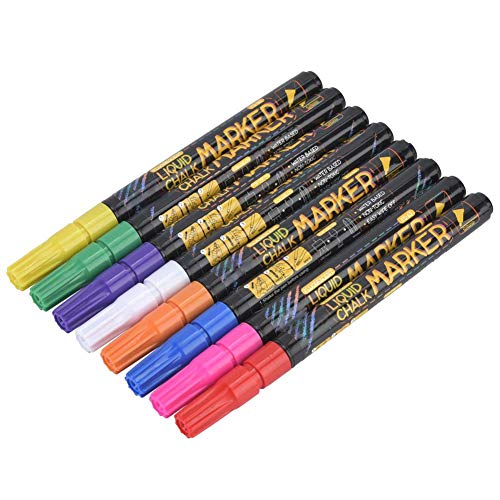 1,0 Mm Feines Wort, Löschbare Flüssige Kreide, Tafelspitze, Marker, Malerei, Textmarker, Lampe, Tafelstift für Elektronische Bildschirmmalerei, Trocken, Schnell, Leicht zu Halten, von Akozon