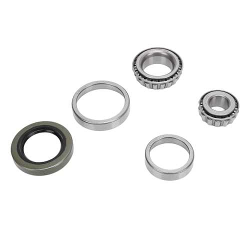 5pcs Anhänger -Radlager -Kit - Stahllegierungen mit Beschützer und Öldichtung für 3/4 -Zoll -Achsen - LM11949, LM11910, LM67048, LM67010 von Akozon