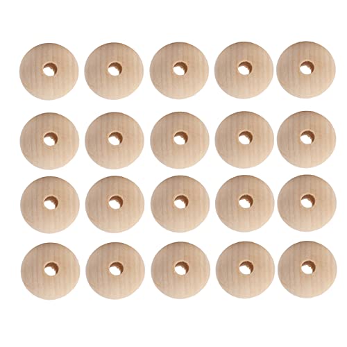 Akozon 100 Stcs 25mm Burlywood Holzperlen DIY Bastel Dekorative Runde Abstandshalterperlen für Schmuckherstellung Akozon 100 Stcs 25mm Burlywood Holzperlen DIY Bastel Dekorative Runde Abstandshalterperlen für Schmuckherstellung von Akozon