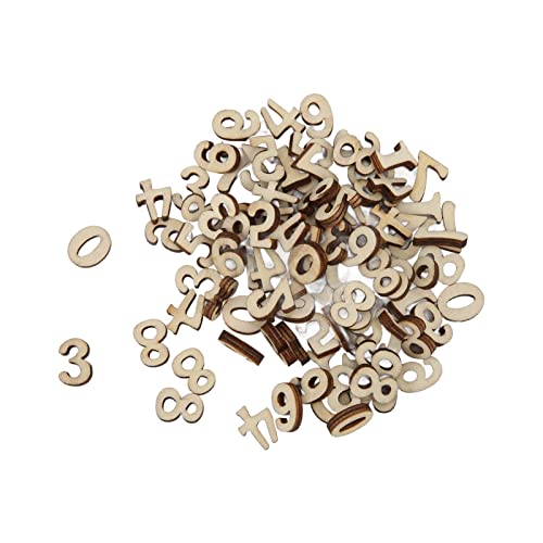 Akozon 100pcs Holzzahlen Sicher, Langlebig und Bequeme DIY -Nummern für das Handwerk, Wohnkultur und Geschenke Akozon 100pcs Holzzahlen Sicher, Langlebig und Bequeme DIY -Nummern für das Handwerk, Wohnkultur und Geschenke von Akozon