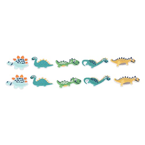 Akozon 10pcs Eisen auf Dinosaurierstickflecken Farbenfrohe DIY -bestickte Flecken für Kleidung, Hüte, Jeans und Rucksäcke Akozon 10pcs Eisen auf Dinosaurierstickflecken Farbenfrohe DIY -bestickte Flecken für Kleidung, Hüte, Jeans und Rucksäcke von Akozon
