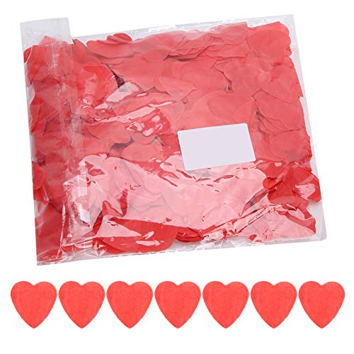 Akozon 2 Beutel mit 60g Herzförmiger Roter Konfetti für Hochzeit, Valentinstag und Partys Perfekte Dekoration Accessoire Akozon 2 Beutel mit 60g Herzförmiger Roter Konfetti für Hochzeit, Valentinstag und Partys Perfekte Dekoration Accessoire von Akozon