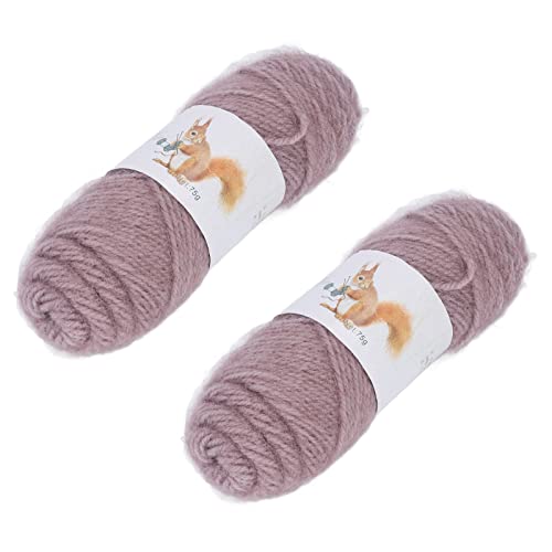 Akozon 2 Pack Einfach Weiches Häkelgarn mit Mittlerem Groben Kamel -Baumwollgarn für -Strickprojekte für, Pullover und Schals Akozon 2 Pack Einfach Weiches Häkelgarn mit Mittlerem Groben Kamel -Baumwollgarn für -Strickprojekte für, Pullover und Schals von Akozon