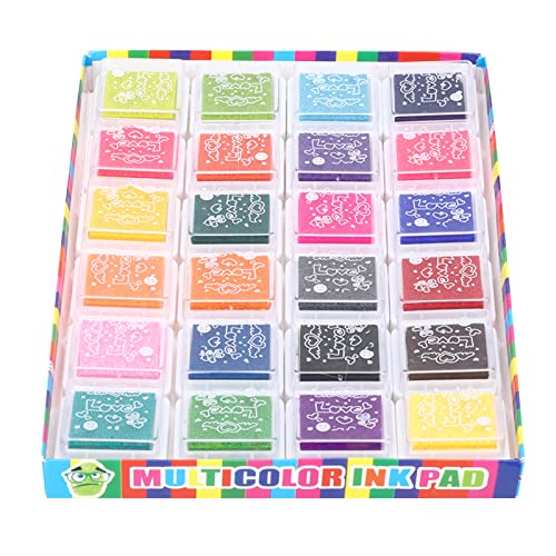 Akozon 24 Farben Ink Pad Set Vibrants Malbehörde für Fingermalerei und Stam Akozon 24 Farben Ink Pad Set Vibrants Malbehörde für Fingermalerei und Stam von Akozon