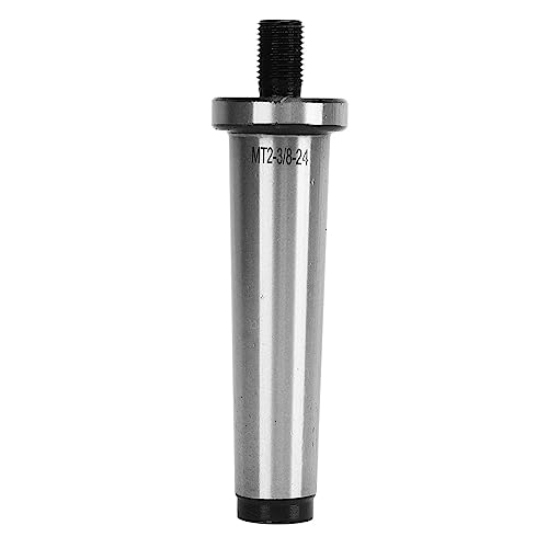Akozon 2MT Shank Bis, Morse Taper MT2 -Adapter 2 M T 3/8in 24 Gewinde Bohrer Chuck Arbor Gehärtet von Akozon
