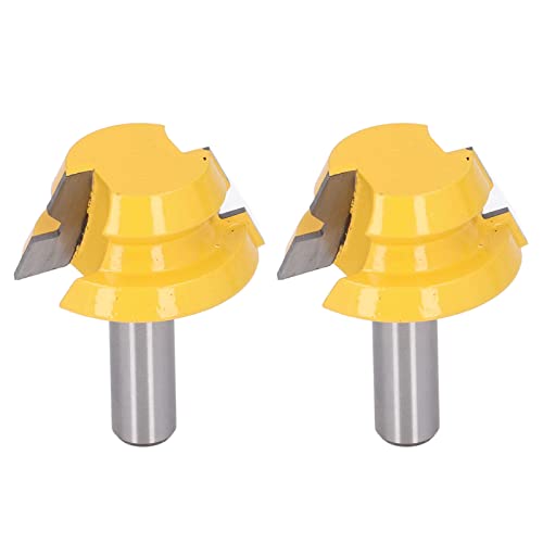 Akozon 2pcs Oktaedrische Tenon Router Bit Set 45# Stahl Tungsten Carbid Drum Fräser für Präzisionsholzbearbeitung Akozon 2pcs Oktaedrische Tenon Router Bit Set 45# Stahl Tungsten Carbid Drum Fräser für Präzisionsholzbearbeitung von Akozon