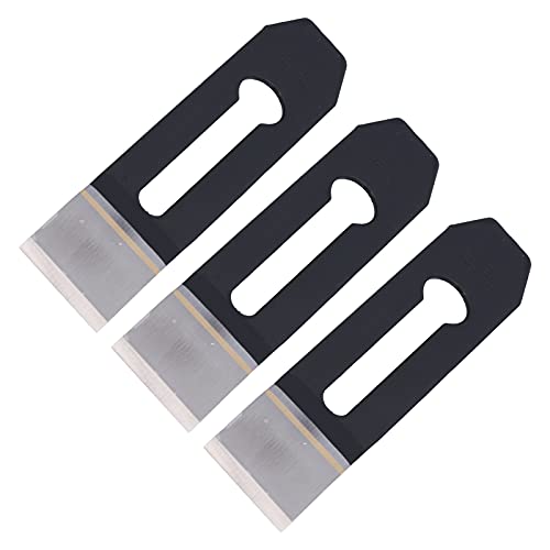 Akozon 3pcs Planer Vane/Wing, 38 -Mm -Wärmebehandlung Tragbare Haltbare Gesamtschneidermesser Einfach Gebrauch für Holzbearbeitungsschweißstahl 38 Mm Holzw. von Akozon