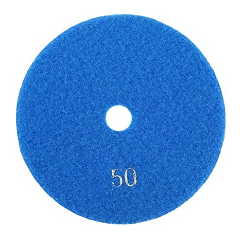Akozon 5 Zoll 125mm Wet Diamond Polishing Pads Schleifscheiben für Granit Beton Marmor(50) von Akozon