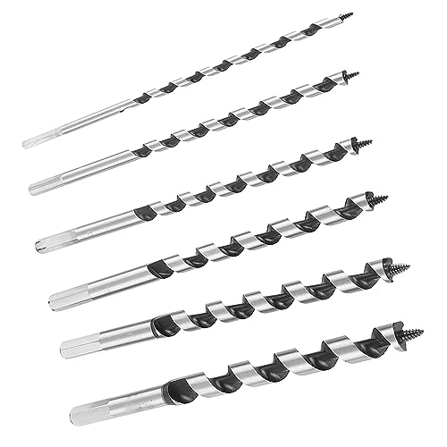 Akozon 6pcs Auger -Bohrer -Bit -Set, 230 Mm Langer Hex Shank Woodworking -Bohrer, Solide Haltbarkeit, Vielseitige, Aber Präzise Schiffsschnecken -Bits Akozon 6pcs Auger -Bohrer -Bit -Set, 230 Mm Langer Hex Shank Woodworking -Bohrer, Solide Haltbarkeit, Vielseitige, Aber Präzise Schiffsschnecken -Bits von Akozon