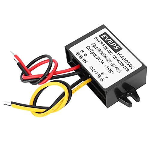 Akozon Abwärtswandler DC-DC 12 V / 24 V / 36 V / 48 V bis 5 V 3A Abwärtswandler Abwärts-Stromversorgungsmodul Akozon Abwärtswandler DC-DC 12 V / 24 V / 36 V / 48 V bis 5 V 3A Abwärtswandler Abwärts-Stromversorgungsmodul von Akozon