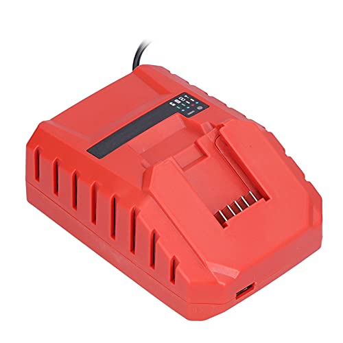 Akozon Akkuladegerät, Akku Ladegerät Cargador de batería Ladestation Schnellladegerät Batterieladegerät Ersatz-Elektrowerkzeug-Zubehör für Hilti 12V C4/12-50 100-240V von Akozon