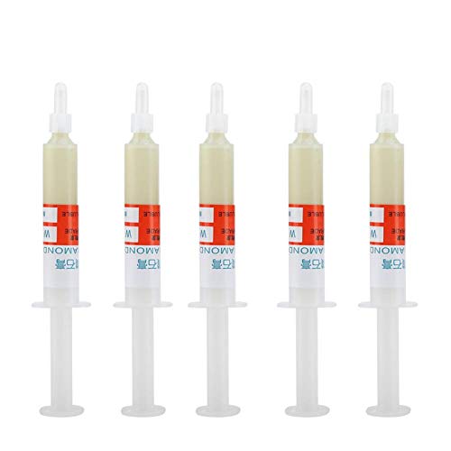 Akozon Diamantschleifpaste 5 Stck/Set Diamantschleifen Polieren Paste Läppen Compound Körnung W0.5-W40 320~10000(W0.5#10000) von Akozon