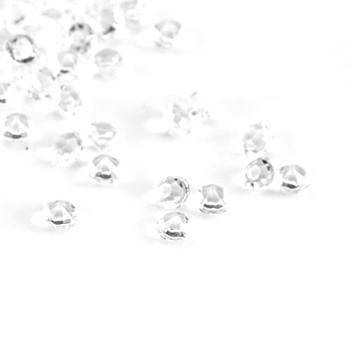 Akozon Klar Orbeez, Vase Filler Hochzeit Party Decor Diamant Tisch Konfetti DIY Zubehör Transparent 1000 Stück Beutel 3 Mm Acrylperlen (Transparent) von Akozon